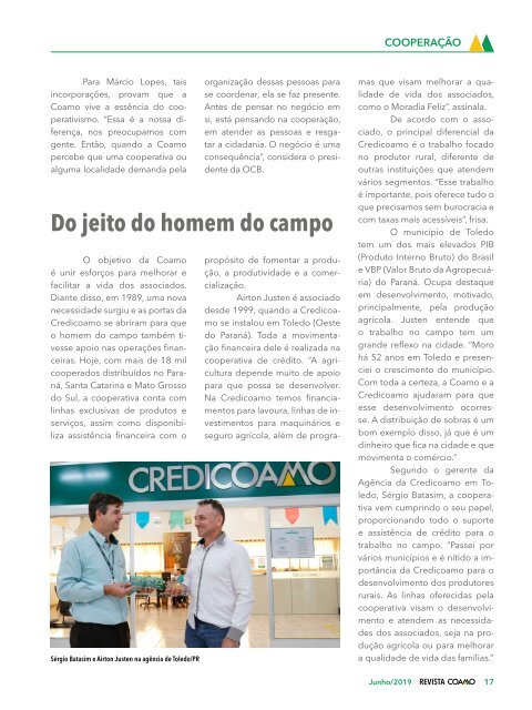 Revista Coamo Edição de Junho de 2019