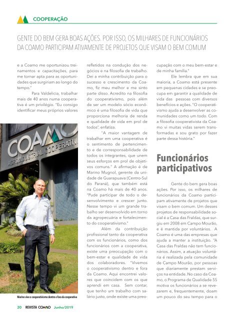 Revista Coamo Edição de Junho de 2019