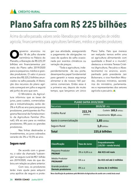 Revista Coamo Edição de Junho de 2019