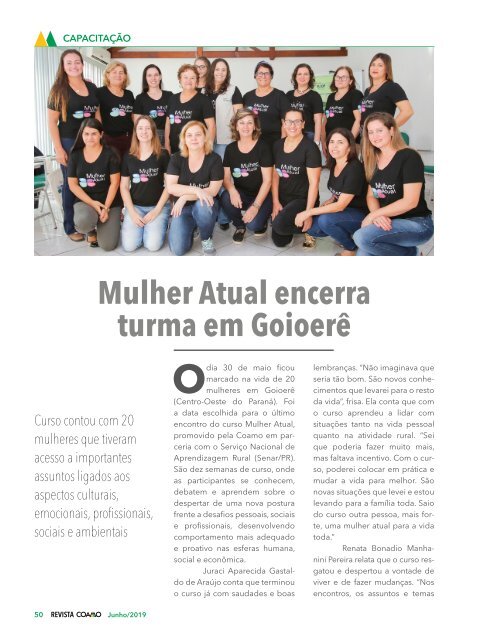 Revista Coamo Edição de Junho de 2019