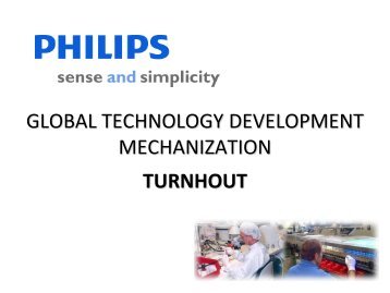 GTD MECHANIZATION TURNHOUT Core ... - Philips Lighting