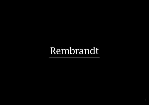 Rembrandt Brochure
