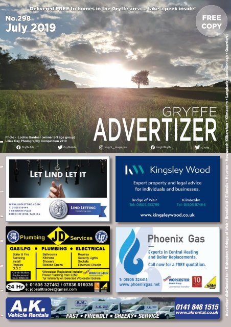 298 JULY 19 - Gryffe Advertizer