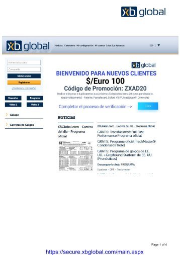 XBGlobal-com- Bienvenido para nuevos clientes - leer más 