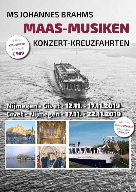 Kulturherbst 2019 • Reisekatalog August bis November