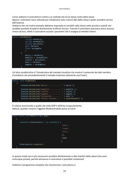 Introduzione alla programmazione