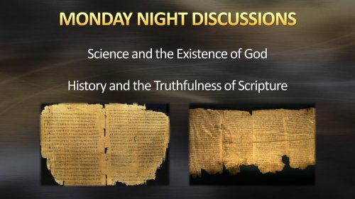 Monday Discussion - Science and God pt 1