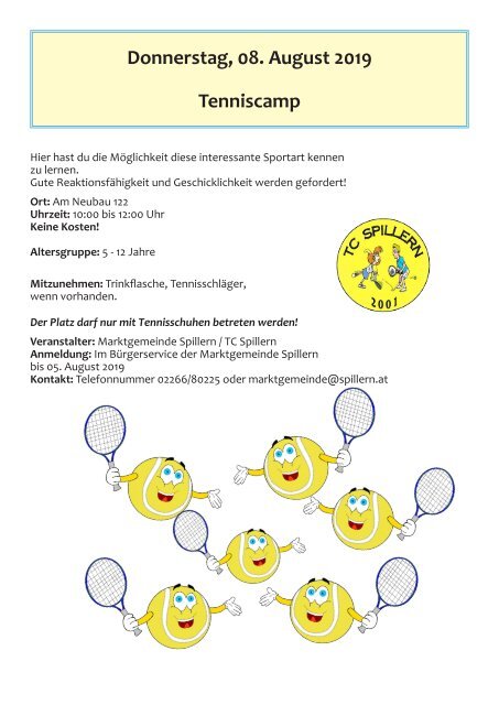 Ferienspielprogramm 2019