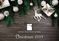 Humber Royal Hotel Christmas Brochure
