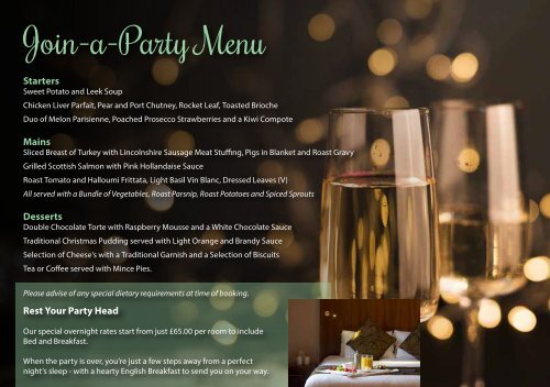 Humber Royal Hotel Christmas Brochure