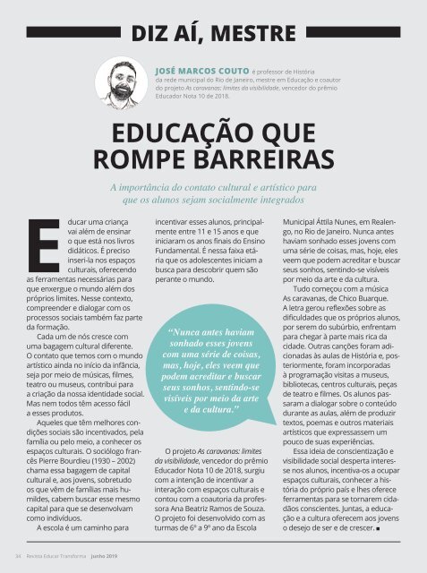 Revista Educar Transforma - 2019