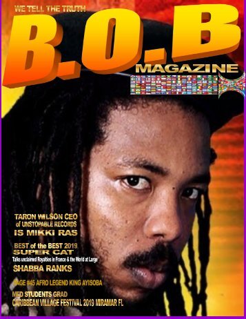 B.O.B Magazine  MIKKI RAS June 2019