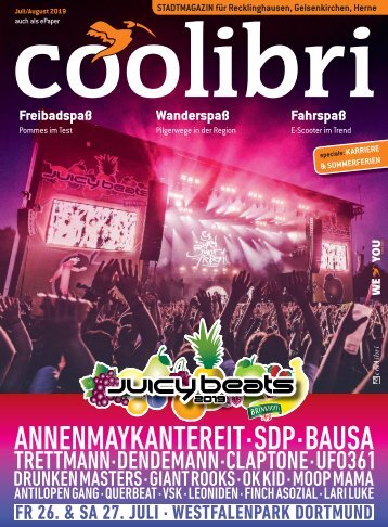 Juli/August 2019 - coolibri Recklinghausen, Gelsenkirchen, Herne