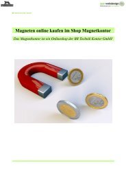 Magneten online kaufen im Shop Magnetkontor