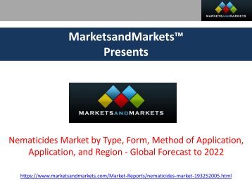 Nematicides Market - Global Forecast to 2022