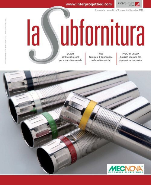 La Subfornitura 6 Novembre/Dicembre 2018