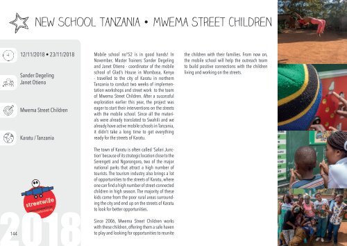 Impact Report 2018 StreetwiZe • Mobile School