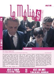 GAZETTE CINÉMA[S] LE MÉLIÈS N°156 - JUILLET 2019