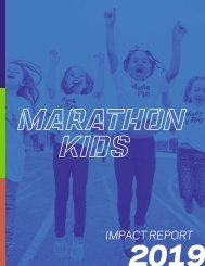 Marathon Kids Impact Report FY19
