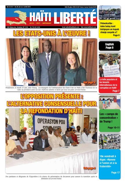 Haiti Liberte 26 Juin 2019
