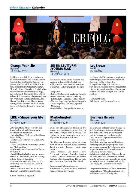 Erfolg Magazin Ausgabe 4-2019