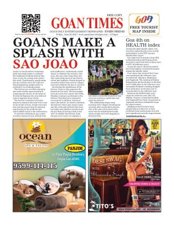 GoanTimes June 28,2019 Issue