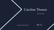 Caroline Thonon - Provides Consultation in Business Management