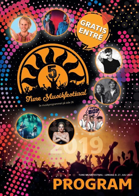 Tune Musikfestival 2019 - program