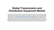 Global Transmission and Distribution Equipment Market