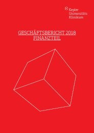 Geschäftsbericht 2018 – Finanzteil