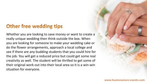 Expert Wedding Planning Tips and Tricks