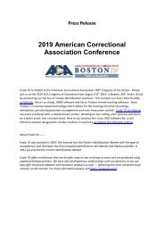2019 American Correctional Association Conference