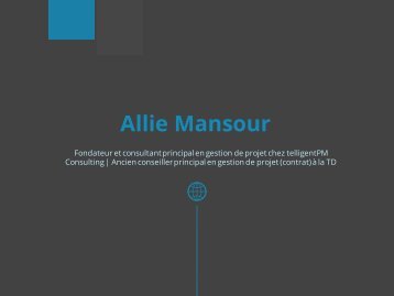 Allie Mansour - Diplômé de l'Université McGill