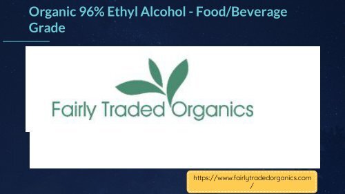 Fair Trade Certified Alcohol