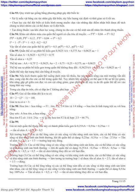 Bộ đề thi thử 2019 môn Sinh Học - Giáo viên Thịnh Nam - Sách tham khảo gồm 20 đề có lời giải chi tiết