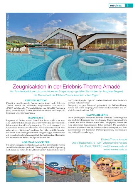 EXTRABLATT Juli / August 2019