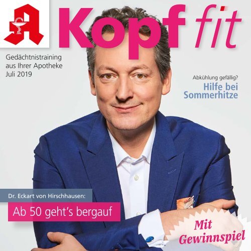 Leseprobe "Kopf-fit" Juli 2019