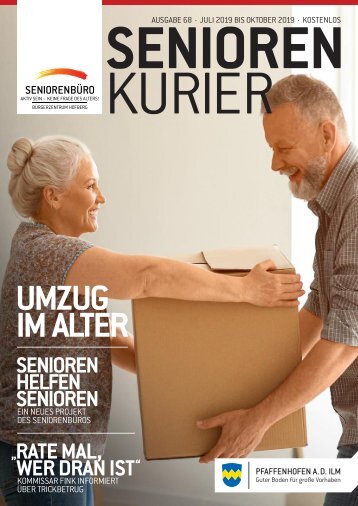 Seniorenkurier Juli bis Oktober 2019