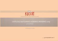 # 36 Catálogo de Pijamas Kicott Hombres Invierno 2019