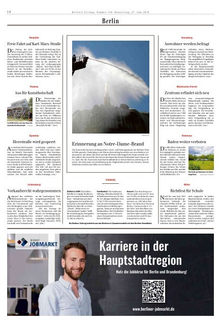 Berliner Zeitung 27.06.2019