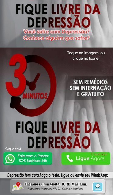 Fique livre da Depressão