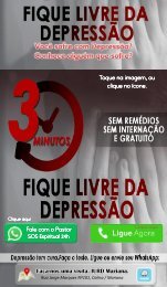 Fique livre da Depressão