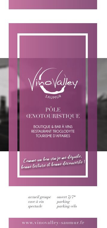 LIVRET VinoValley Saumur 