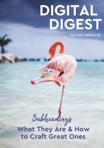 Digital Digest - JULY &#039;19 - Edition 52