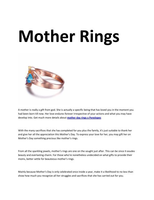 charm family rings