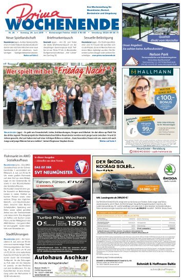 Prima Wochenende 26 2019