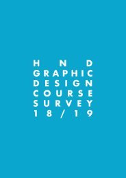 HND Graphic Design Suvery 18/19