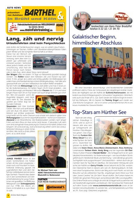 Brühler Markt Magazin Juli 2019