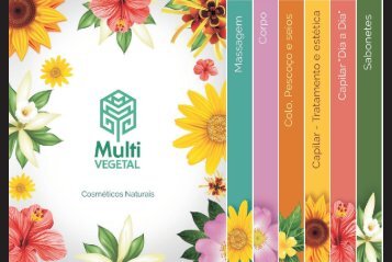 Catálogo Multi Vegetal Cosméticos Naturais 2018-2019