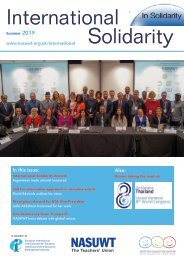 International Solidarity Magazine Summer 2019